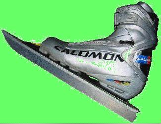 Lundhags Nordic Skate ice blade
with Salomon Carbon Pro boot