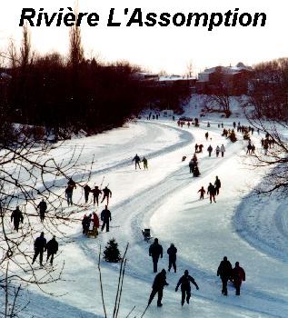 The Rivière L'Assomption
in Joliette, Québec